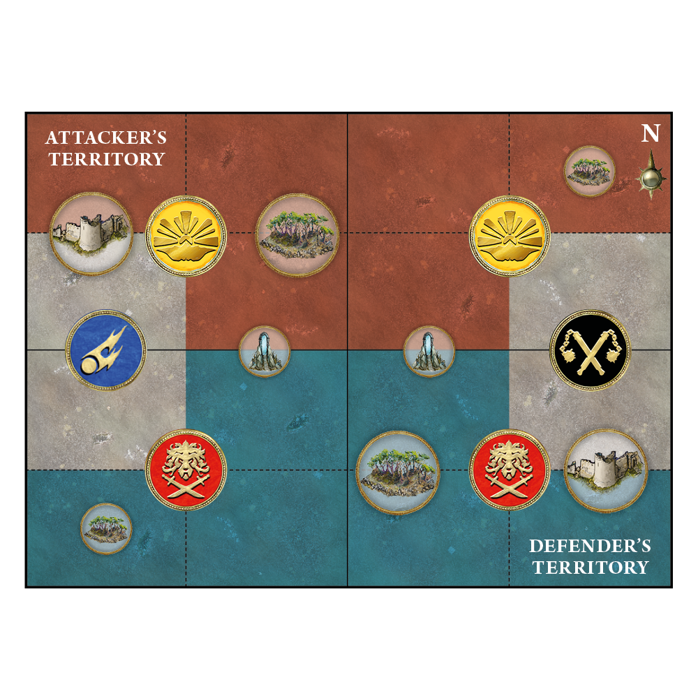 Treacherous Ground deployment map