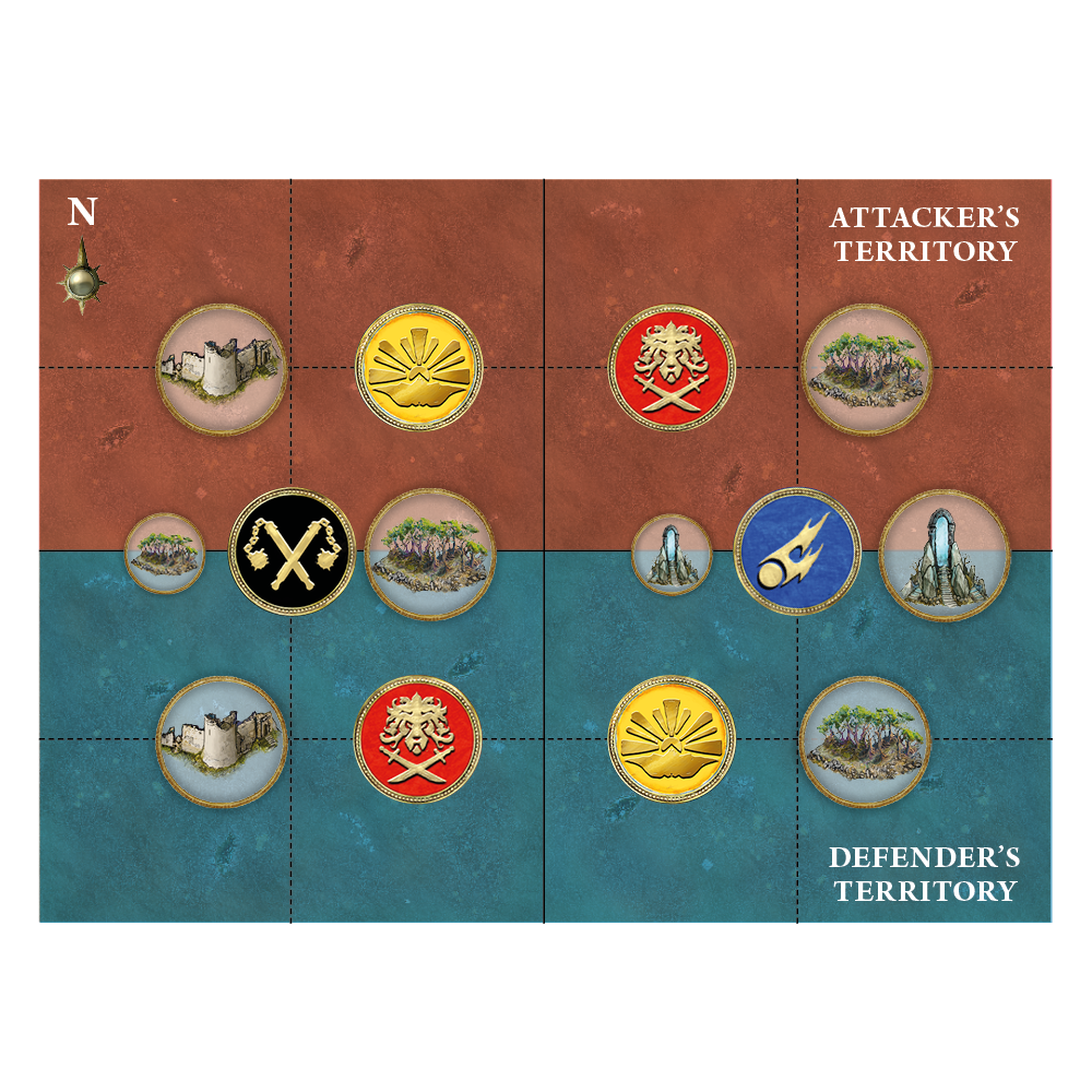 Warped Ruins deployment map